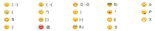 Smileys Emotionen